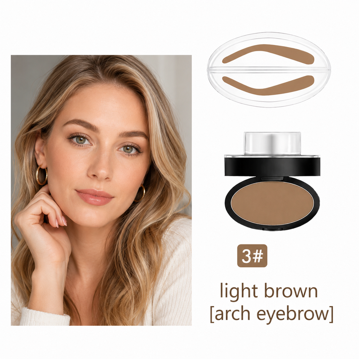 HISKIN Perfect 5sec Eye-Brow Stamp Kit