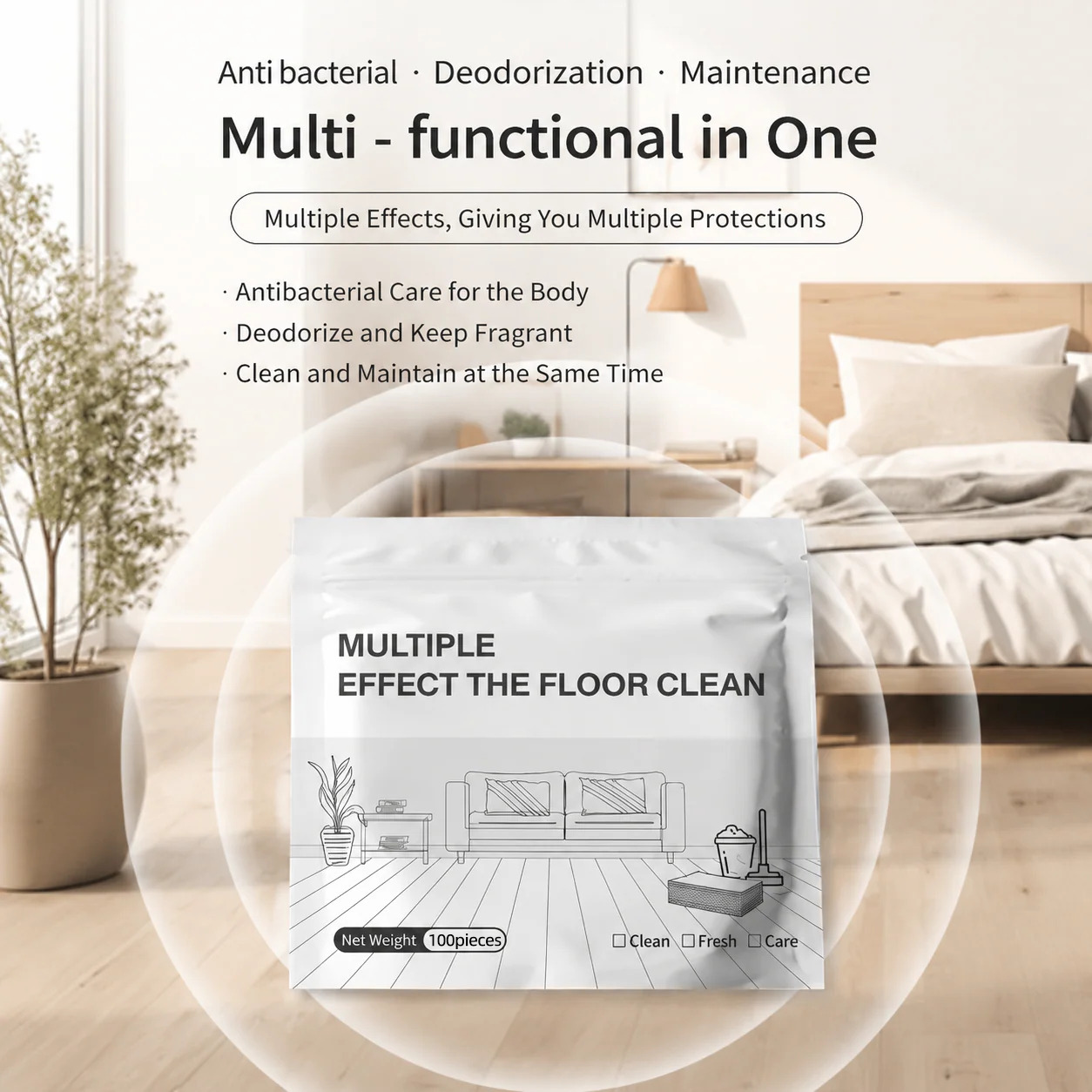 Last Day 80% OFF🎁Multi-Surface Antibacterial Cleaner for Hardwood, Tile & Laminate